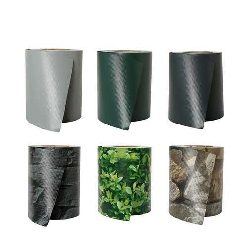 Latest company news about Hanlong Factory Direct Shipping 450gsm19cm*35m With 20 Clips Privacy Strip Screen Fence Pvc Tape Fence