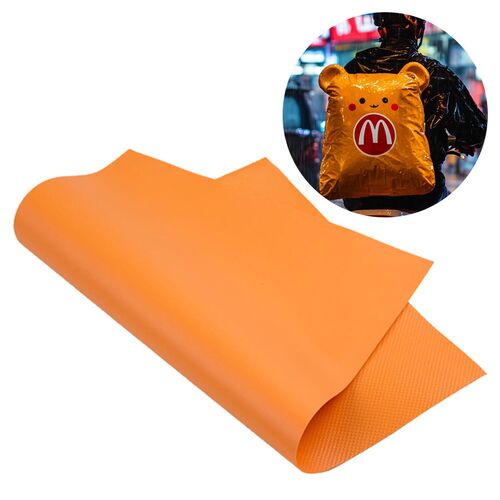 Latest company news about 500*500D 18*17 PVC Tarpaulin Fabric Waterproof Easy to Clean Fabric Rolls for Luggage Bags