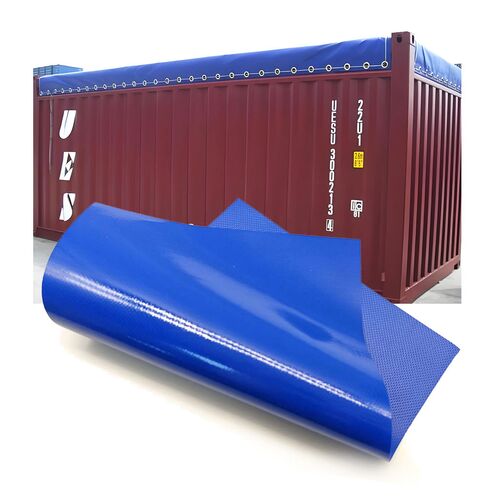 Latest company news about Custom Truck Covering Vinyl Coated Polyester Tarps Blue Pvc Tarpaulin for Trucks