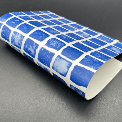 HLSPL04 1.5MM PVC Antique Blue Mosaic Vinyl Pool Liner Waterproof