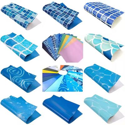 1000D Customized Design 1.83m Width 0.6mm 0.7mm 0.8mm 1.2mm 1.5mm Thickness Vinyl PVC Tarpaulin for Swimming Pools